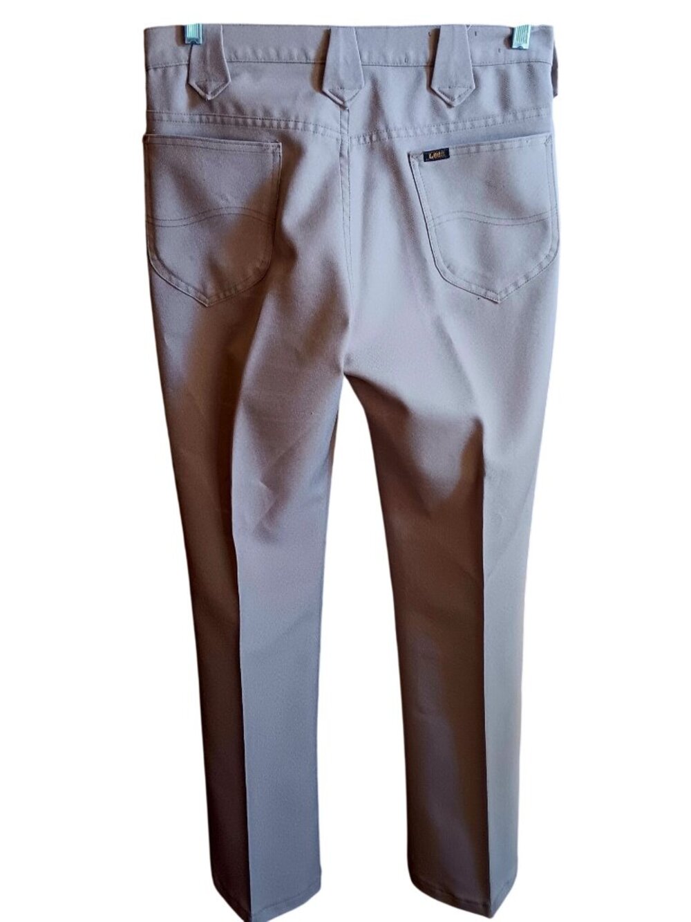 32x30 True Vintage Cowboy Stretch Pants Lee Tan Bootcut 1970's USA Talon Zipper
